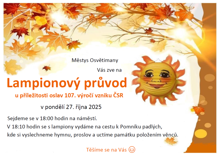 Lampionový plakátek